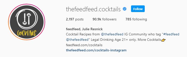Instagram profile of Julie Resnick